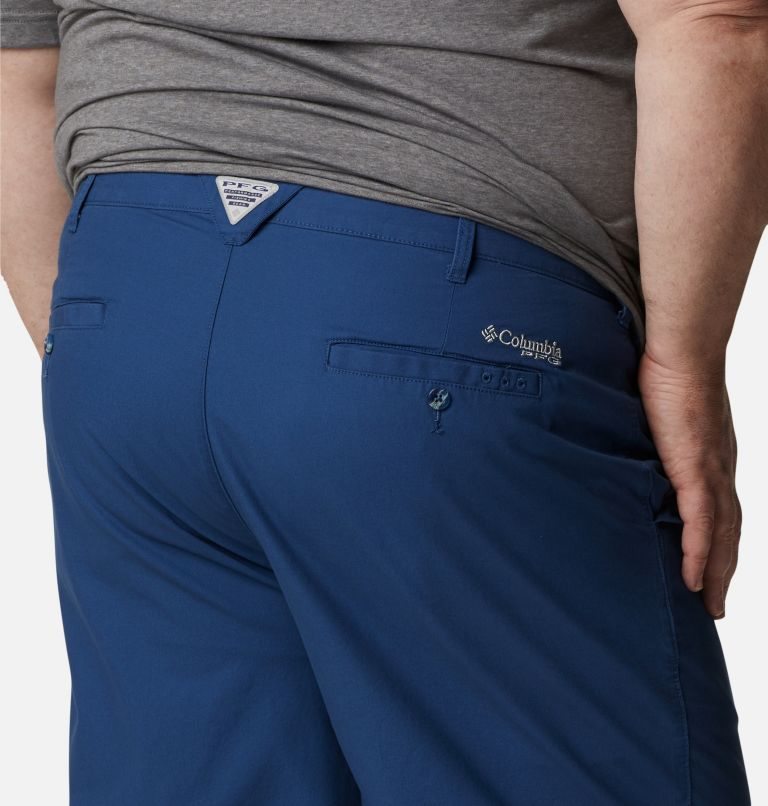 Men's Columbia PFG Bonehead II Shorts Navy | Plus Size CA-E35A0